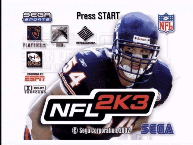 NFL 2K3 screenshot 4 for Xbox